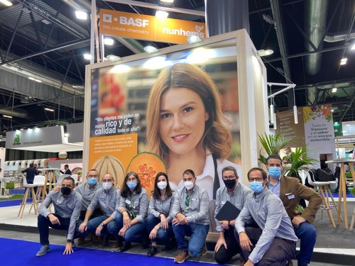 Equipo de BASF, que llega a Madrid bajo el eslogan ‘Vegetables People Love’.