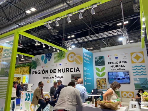 Vista general del stand de la Región de Murcia.