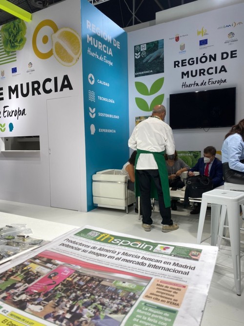 Expositor de La Región de Murcia en Fruit Attraction.
