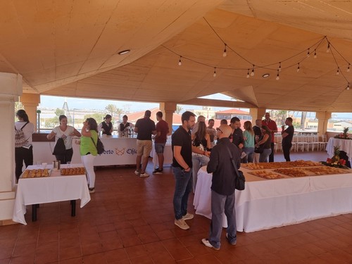 Un momento del break de las jornadas.