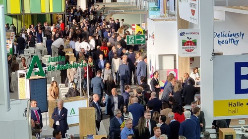 Vista general de la zona de Andalucía en el hall 18