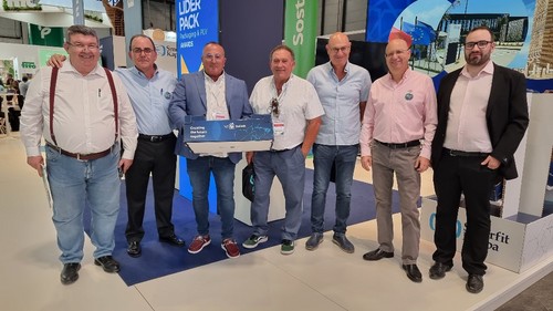 Parte de la junta rectora de Agroiris con la dirección de Smurfit Kappa de Almería en Fruit Attraction