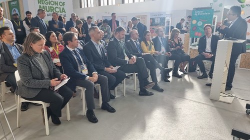 Presentación de IFAMA, el evento internacional que pasará por la provincia de Almería, en el stand de la Junta de Andalucía
