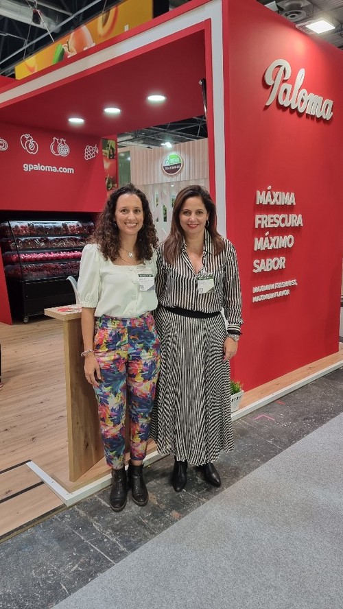 Ana Hernández y Asunción Hernández,  directora I+D junto a la directora de Calidad de Grupo Paloma
