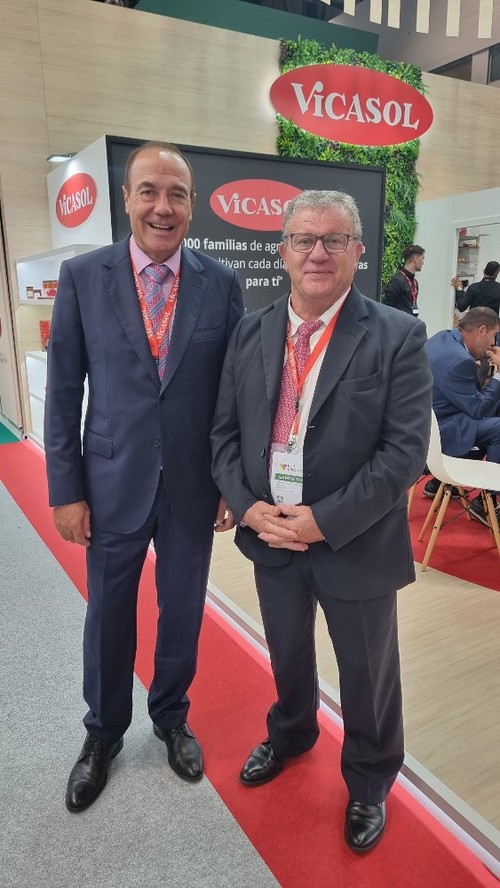 José Manuel Fernández y Juan Antonio González, gerente y presidente de Vicasol, respectivamente
