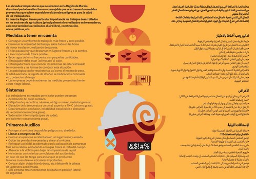 Empleo centra la campaña de prevención del golpe de calor en los sectores de la agricultura y la construcción