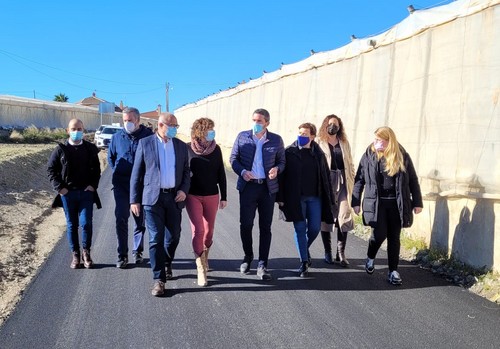 La Comunidad concluye las obras de rehabilitación de caminos rurales en Mazarrón con una inversión de más de 940.000 euros