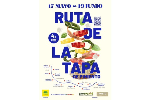 Nace la I Ruta de la Tapa de Pimiento de la Región de Murcia, para promocionar las exquisiteces de los invernaderos en las mesas del restaurante