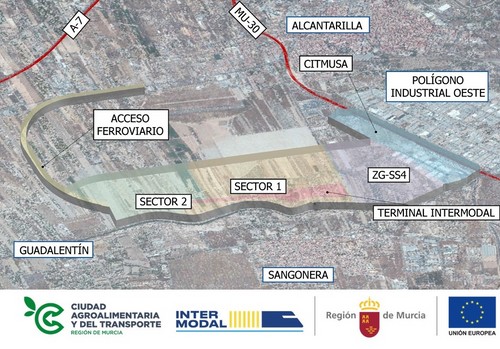 La Comunidad inicia la exposición pública del proyecto de urbanización de la Ciudad Agroalimentaria y del Transporte