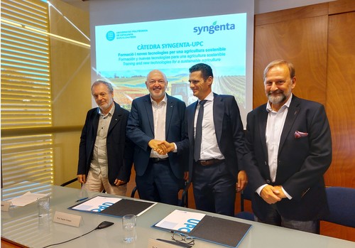 La Universitat Politècnica de Catalunya y Syngenta presentan la Cátedra de formación y nuevas tecnologías para una agricultura sostenible