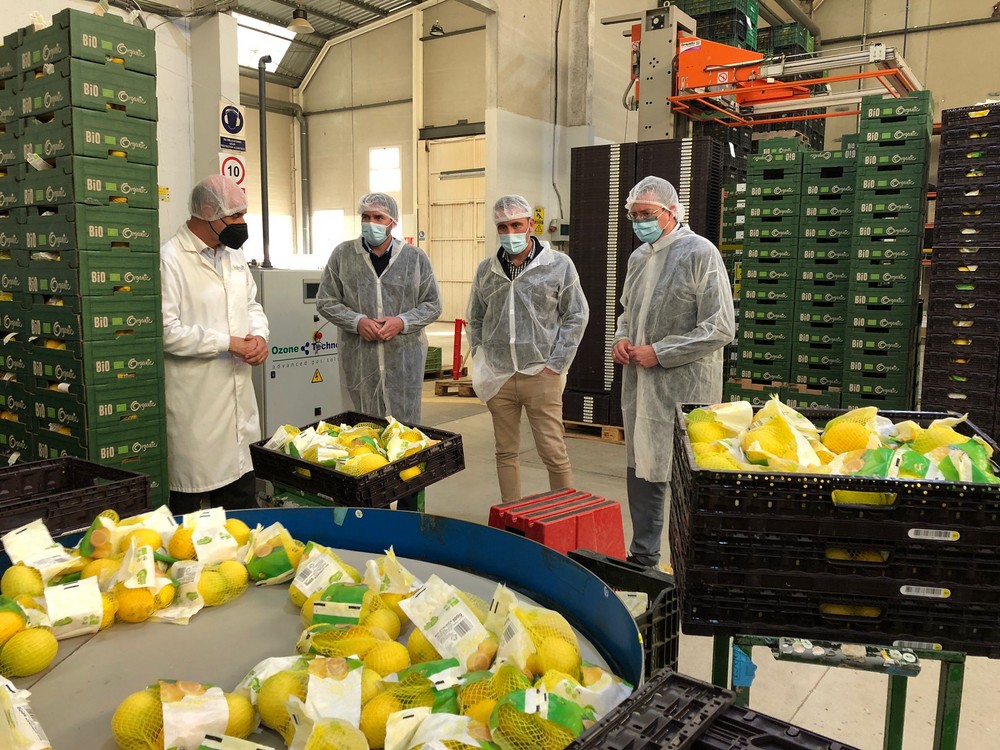  El consejero Antonio Luengo destaca la apuesta por la agricultura ecológica en la Región de Murcia