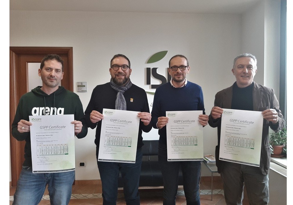 ISI Sementi, la primera empresa italiana de semillas en obtener la certificación GSPP