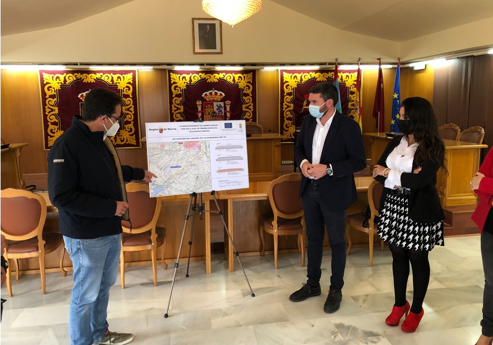 La Comunidad arreglará más de tres kilómetros de caminos rurales en Alguazas