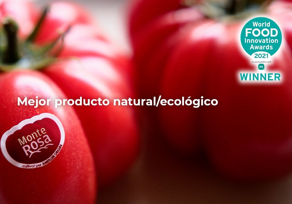 Tomate Monterosa, el mejor producto natural y ecológico en los World Food Innovation Awards