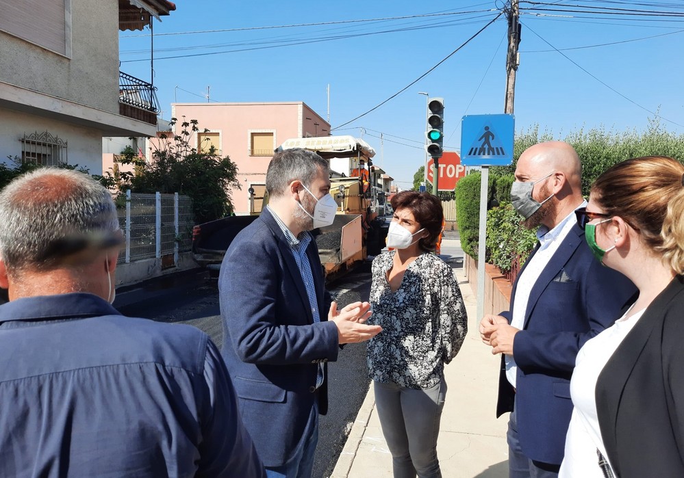 La Comunidad avanza en las obras de mejora en dos caminos rurales de Beniel