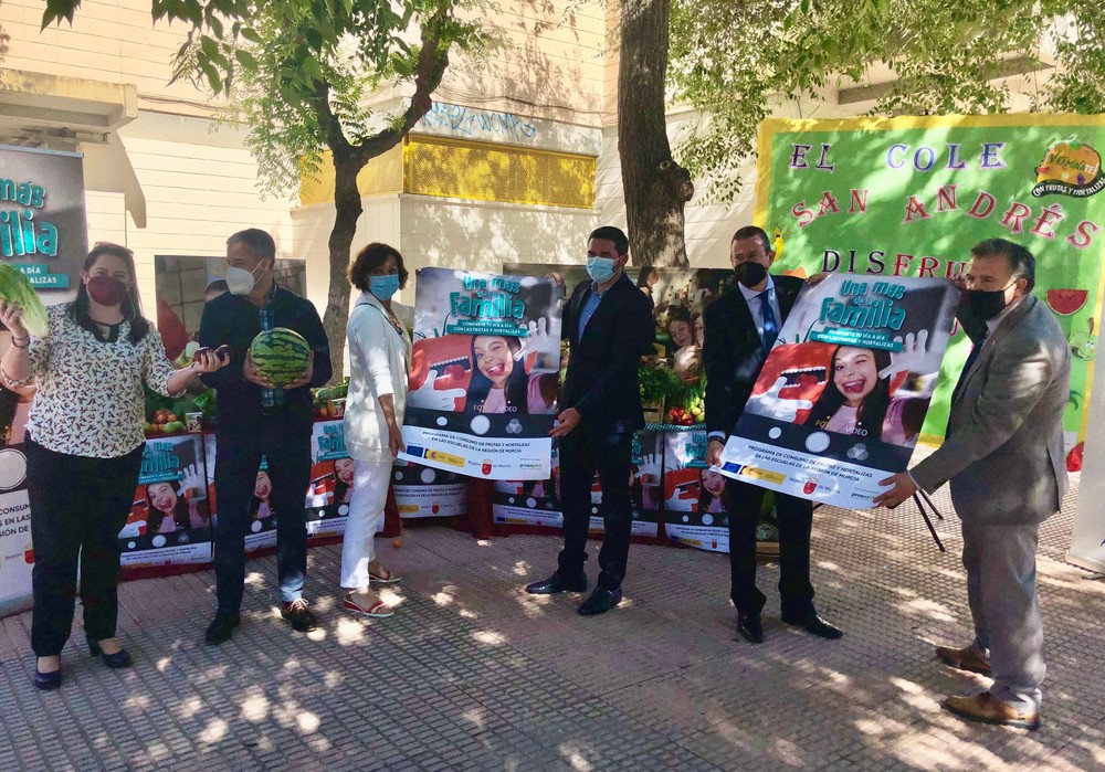 La Comunidad lanza el programa de consumo de frutas y hortalizas que entregará un millón de raciones a 66.000 alumnos de Primaria