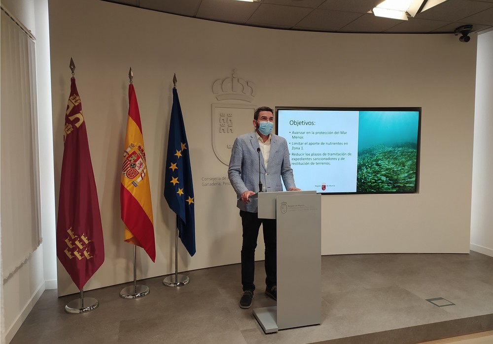El Gobierno regional refuerza las medidas en origen y prohíbe el uso de fertilizantes nitrogenados en la zona 1 del Mar Menor