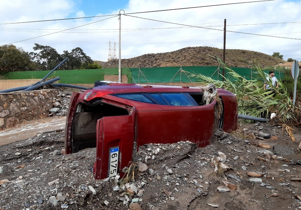 Graves daños tras el paso de la DANA por Águilas