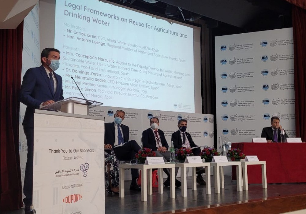 La Comunidad expone en Roma el modelo que ha llevado a la Región a ser un referente en depuración y reutilización de aguas residuales