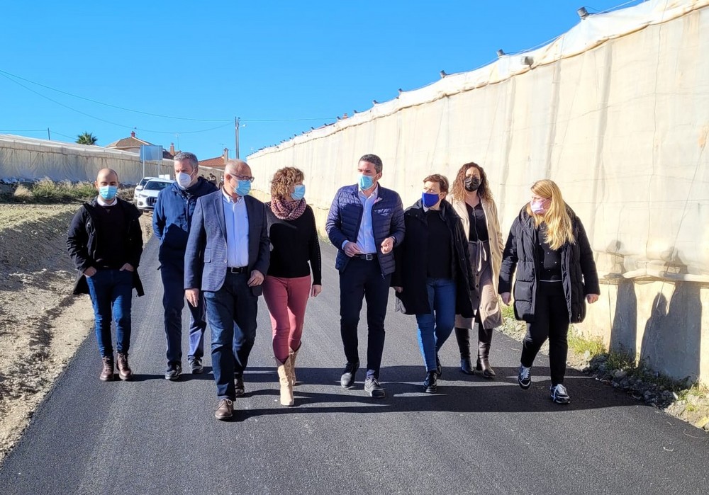 La Comunidad concluye las obras de rehabilitación de caminos rurales en Mazarrón con una inversión de más de 940.000 euros