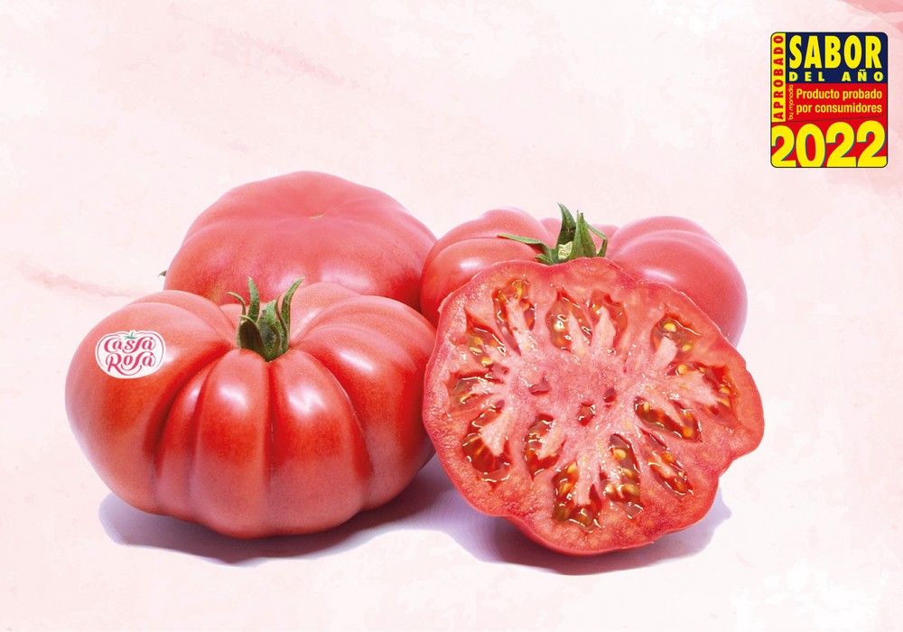 El tomate rosa asurcado CASSAROSA® premiado como Sabor del Año 2022