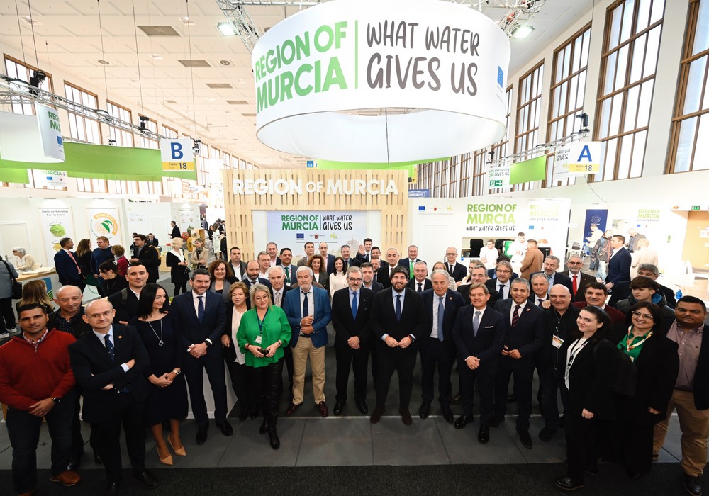 López Miras anuncia en Berlín un 'incremento histórico' de los fondos para promocionar los productos agroalimentarios a nivel internacional