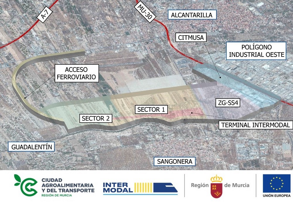 La Comunidad inicia la exposición pública del proyecto de urbanización de la Ciudad Agroalimentaria y del Transporte