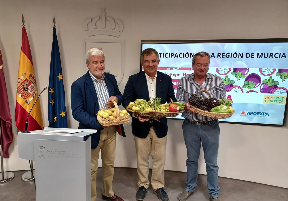 Las frutas y hortalizas de la Región de Murcia vuelven a la feria ‘Asia Fruit Logistica’ del 6 al 8 de septiembre en Hong Kong