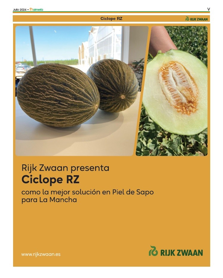 Rijk Zwaan presenta Ciclope RZ, la mejor solución en piel de sapo