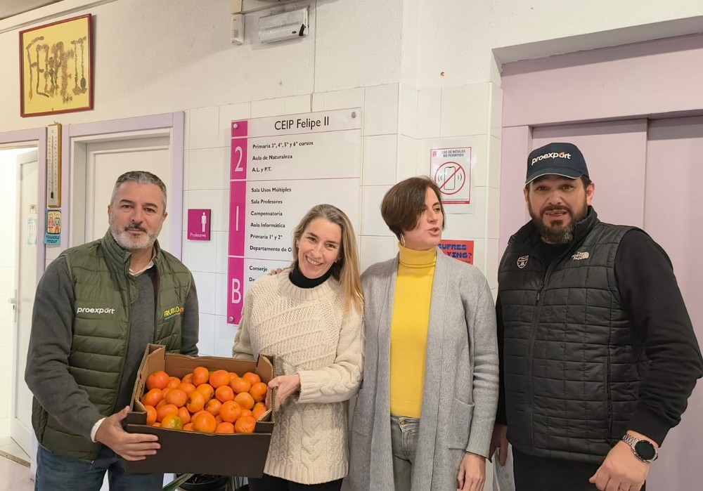 Proexport llevará a 269.000 escolares madrileños 8,3 millones de hortalizas y frutas hasta final de curso